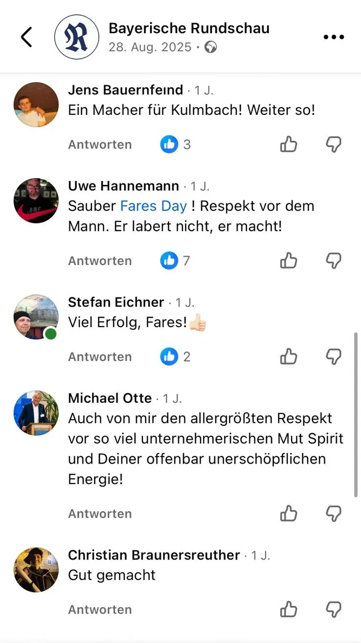 Kommentare zum Bericht der Bayerischen Rundschau